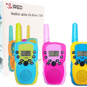 3 szt kolorowych walkie talkie krótkofalówek dla dzieci